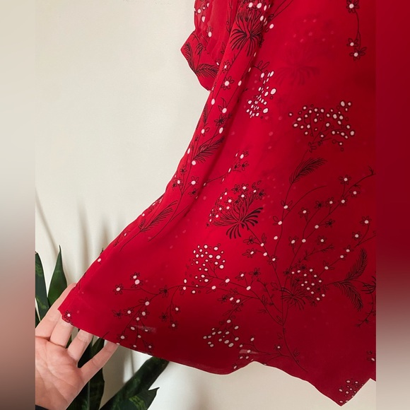 Madewell Hazelwood Wrap-Front Mini Dress in Windswept Floral - Picture 5 of 6